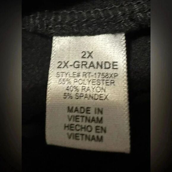 Zenana Lattice Neck Tunic Top | Plus Size 2X | Black | Flowy & Comfy - Picture 8 of 8